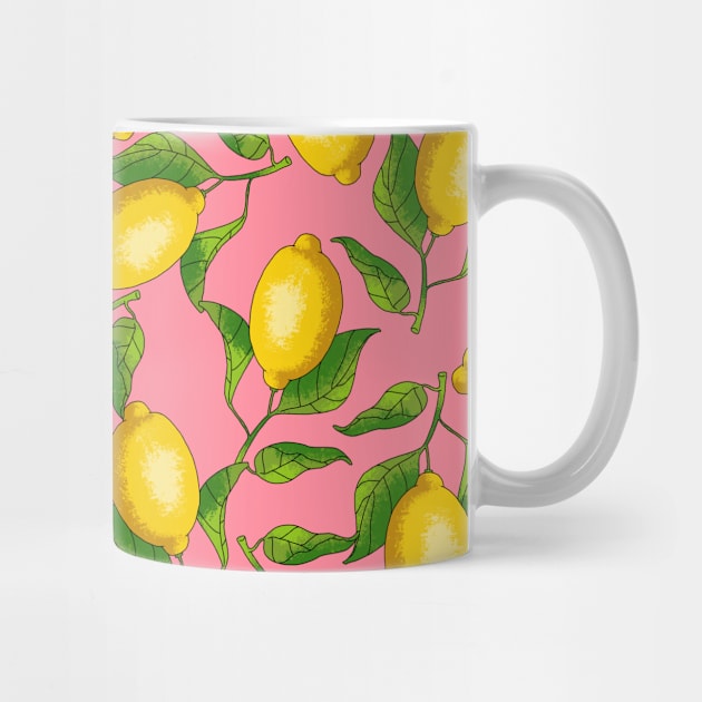 Lemons Pattern by okpinsArtDesign